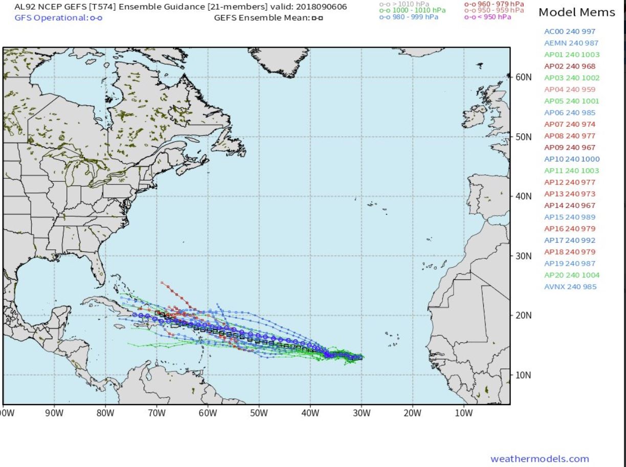 Models agree on future WNW path of Invest 92L South Santa Rosa News
