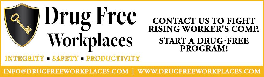 DRUG FREE WORK PLACES non-rotating banner