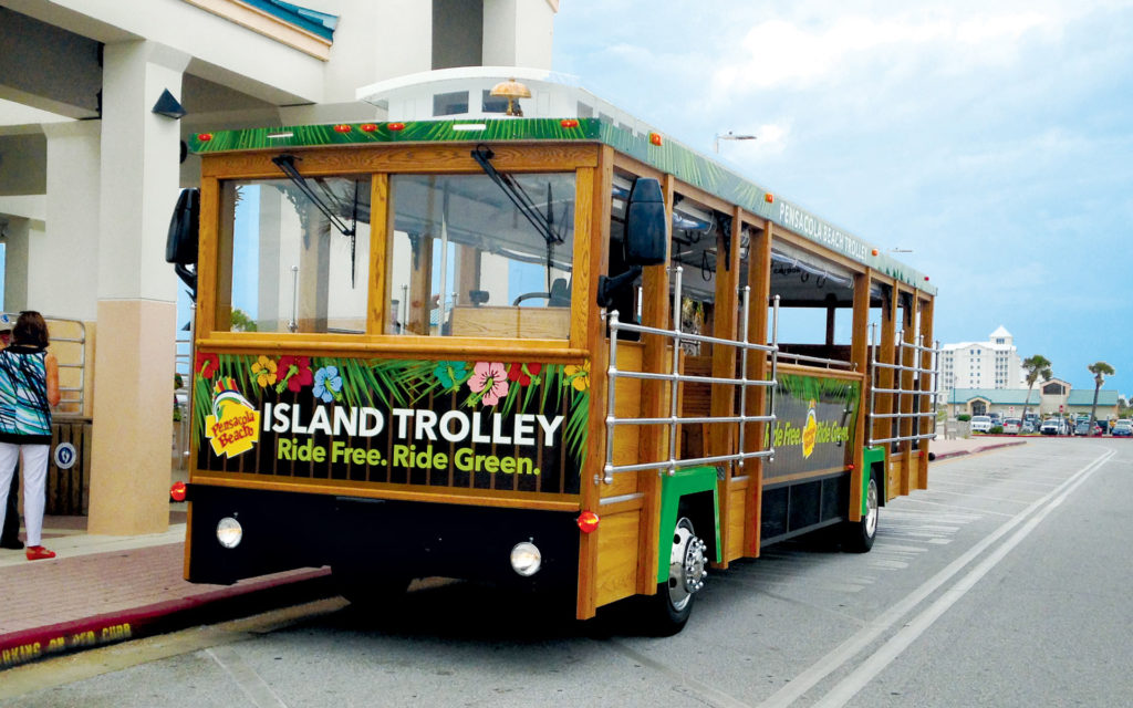 Free Trolley Service Starts May 25 on Pensacola Beach South Santa