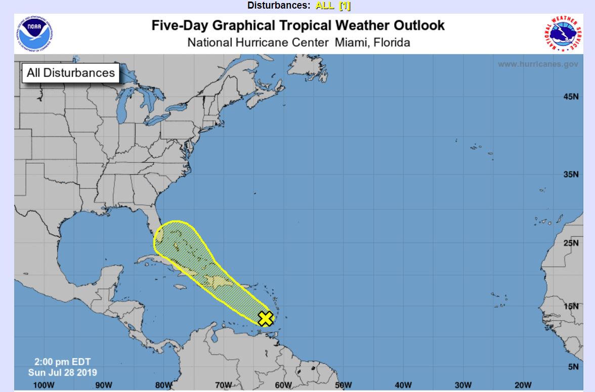 Straits Of Florida Map New disturbance expected to emerge over Florida Straits by end of 