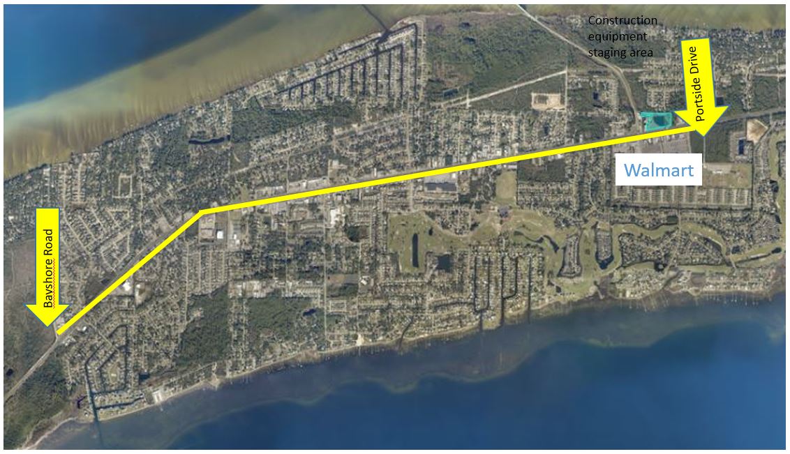 Prep Work Starts For Major Construction Along Us 98 Pensacola Bay