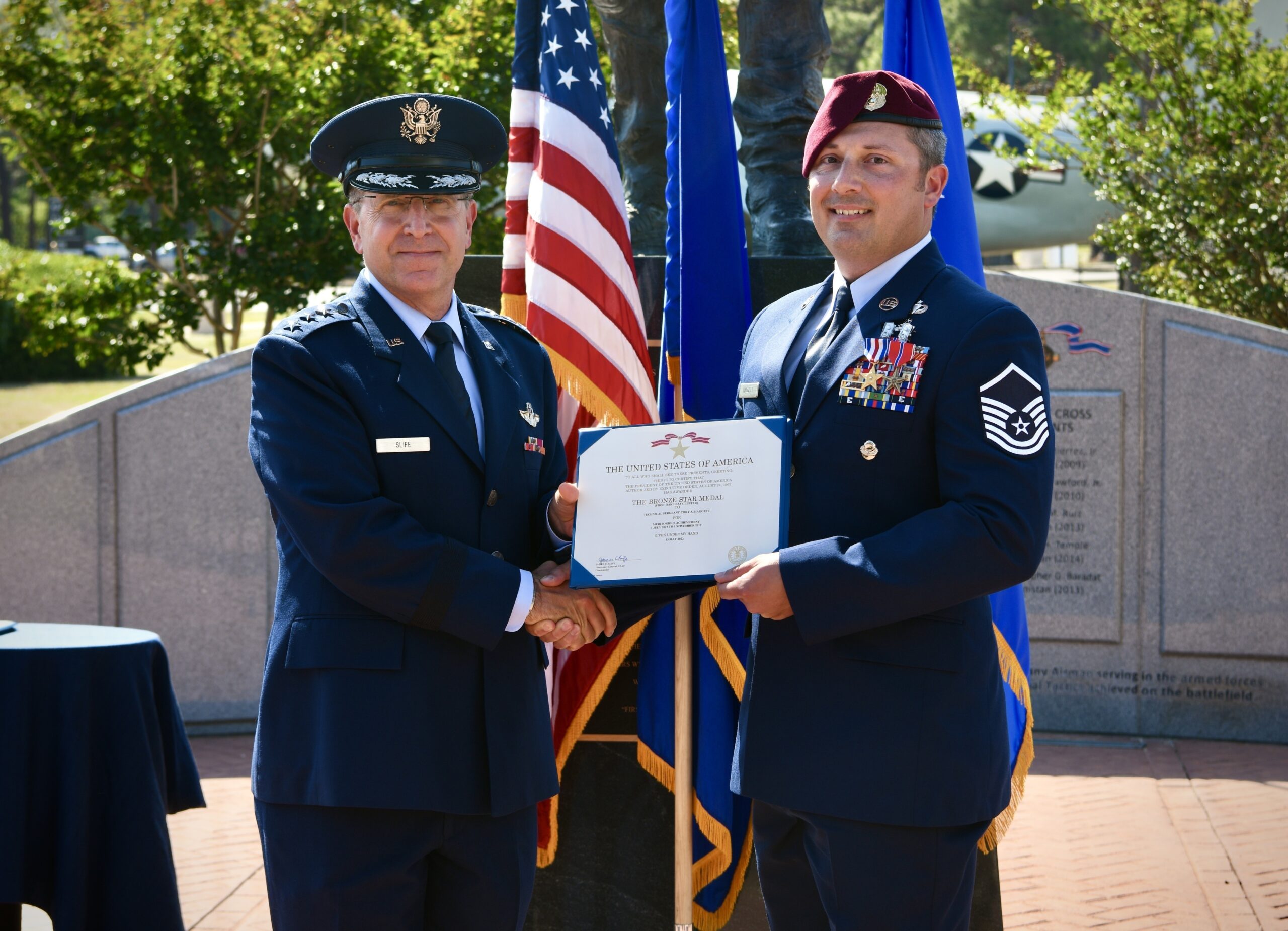 Heroism recognized: Special tactics Airman receives medal upgrade