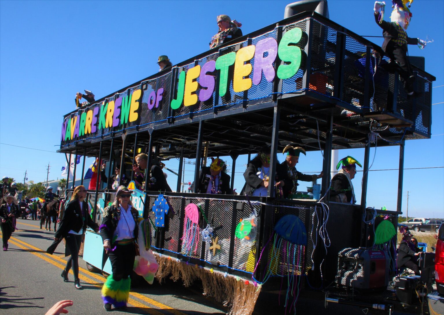 Local Businesses Step Up to Help Out Navarre Beach Mardi Gras Parade